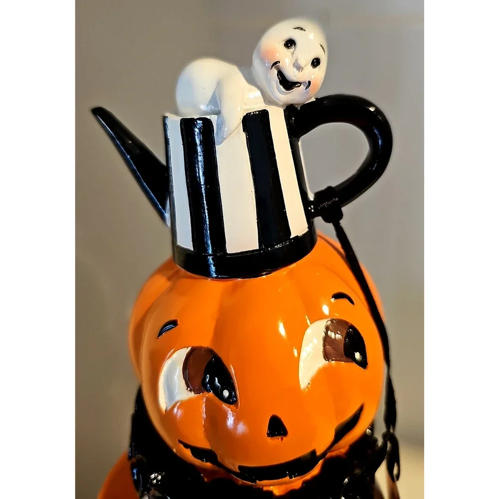 Decor ghoulish pumpkin